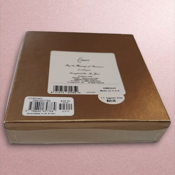 Madonna & Child Crane & Co. Rare Vintage Christmas Blessing Greeting Card BoxSet - Picture 8 of 8